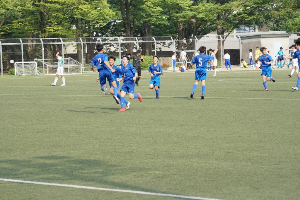 中学サッカー部 夏季大会ベスト16進出 攻玉社